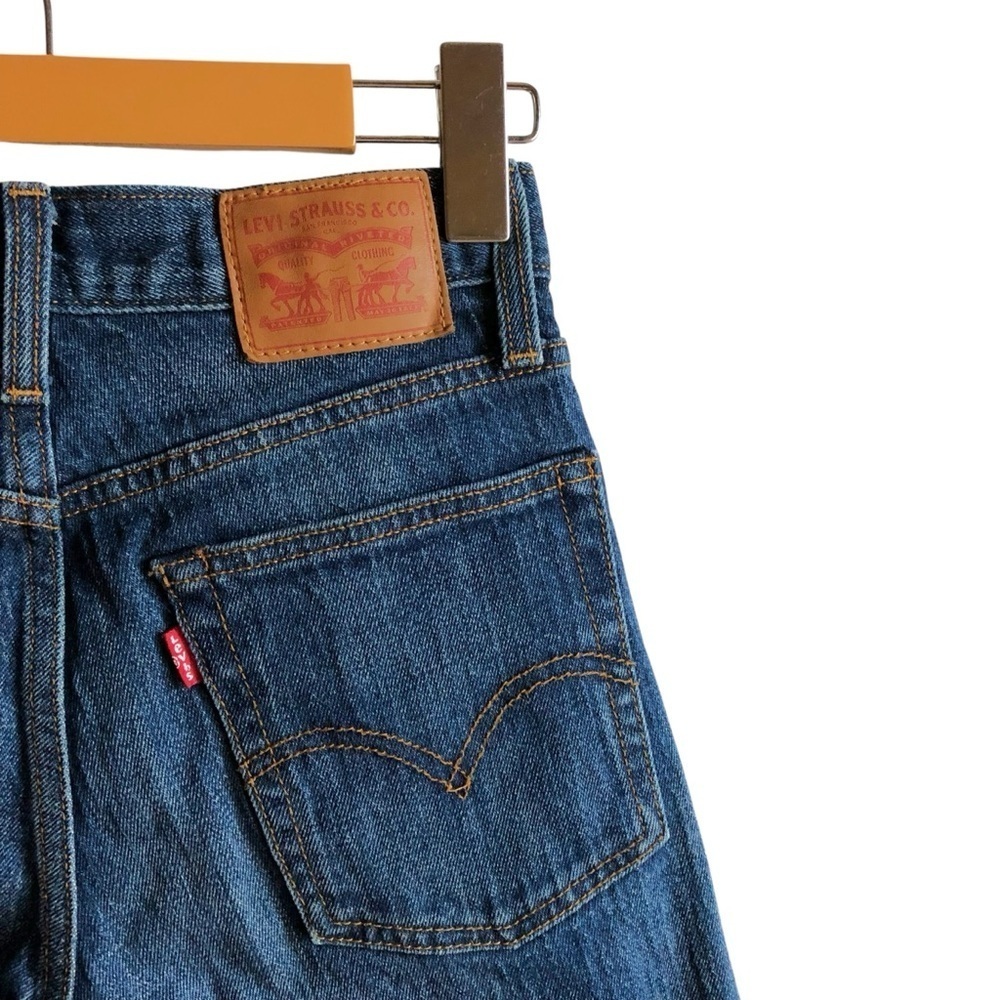 Levi’s RARE 501 Jeans by White Oak Cone Denim Size 24 Frayed Hem Limited Edition - Picture 11 of 16